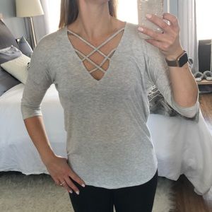 Express Criss-Cross Top